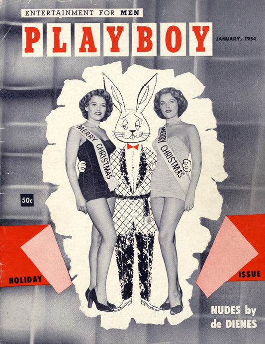 Playboy 1954 January Magazine (Holiday Issue)