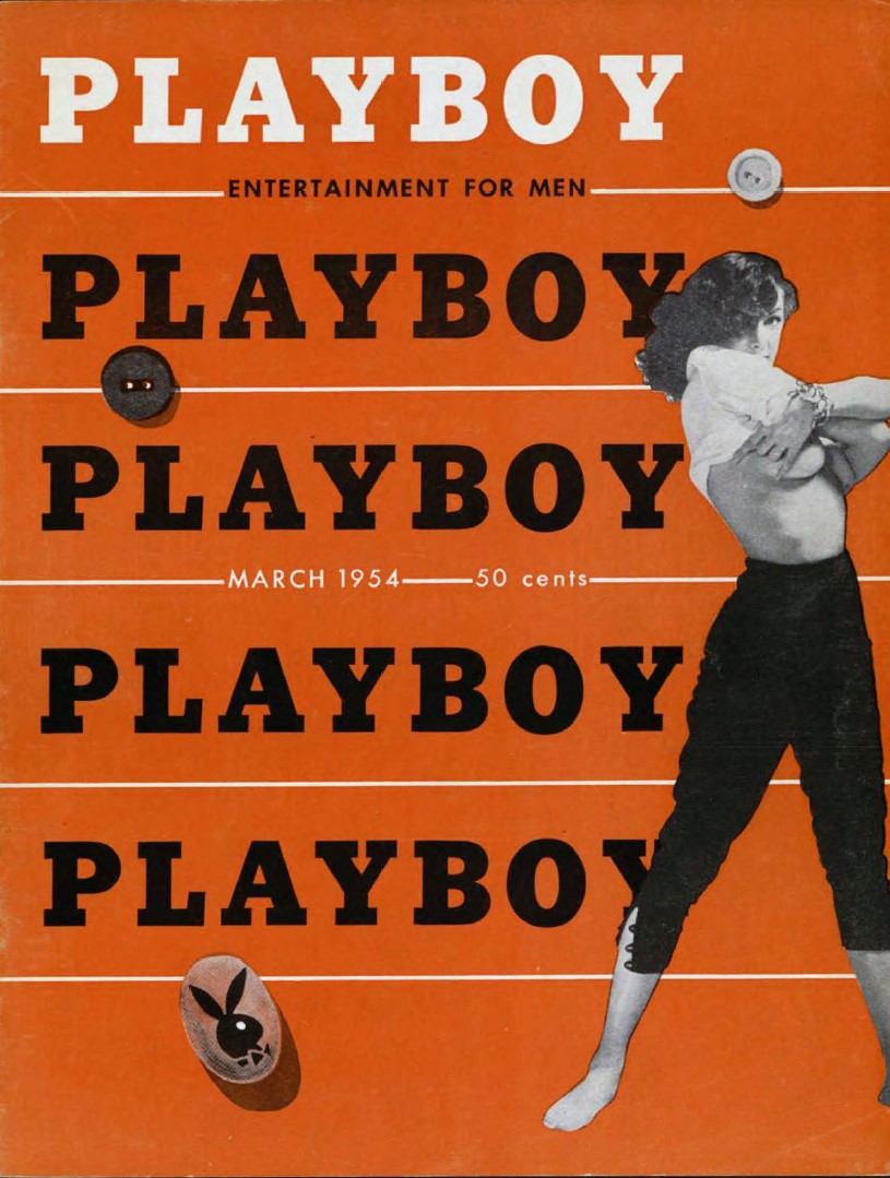 Playboy 1954 March Magazine